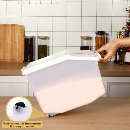 4 Pcs Rice Storage Container 27.5 lb Airtight Flour Container
