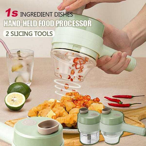🔥4 in 1 Portable Electric Vegetable Cutter Set