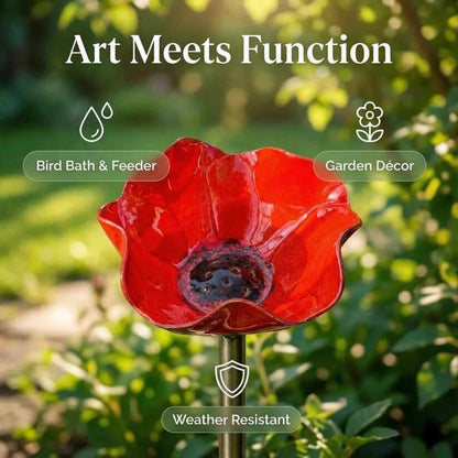 Everlasting Garden Blooms - Handmade  Metal Flower Garden Stake
