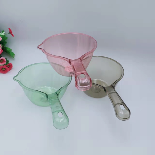 Factory supply plastic transparent water scoop can be hung water scoop thick not easy to break Crystal Scoop