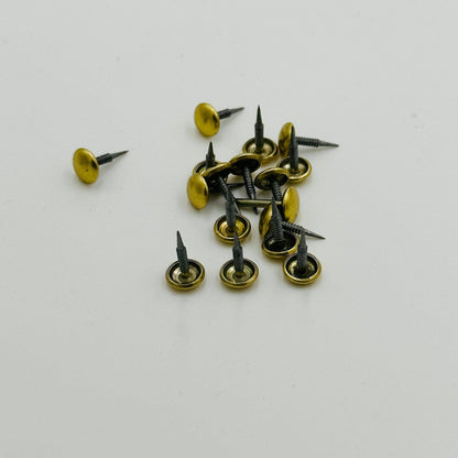 Round Head Nails, Large Head Nails, Sofa Nails, Antique Copper Nails, Carpentry Nails, Door Nails, Bed Stool Chair Furniture Decorative Nails 500pcs
