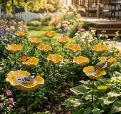 Everlasting Garden Blooms - Handmade  Metal Flower Garden Stake