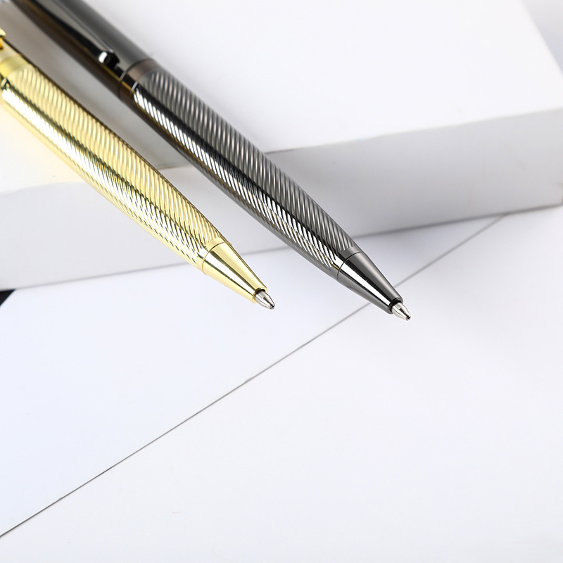 Metal Ballpoint Pen High-grade Business Gift Rotating Ballpoint Pen Advertising Gift Metal Pen