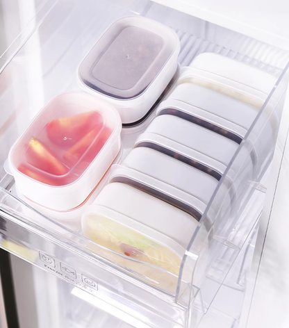 Brown rice sub-packaging frozen boxed multi-grain lunch box fat-reducing meal quantitative small lunch box crisper refrigerator storage box