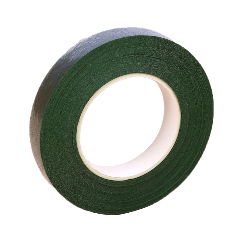 Green diy handmade tape green tape floral tape silk mesh flower silk socks flower handmade flower packaging material