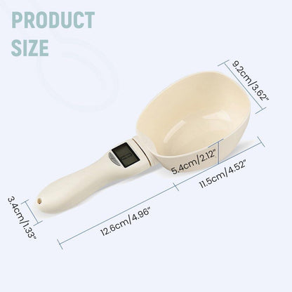 Digital Measuring Spoon- for Cooking Baking - Smart Adjustable Measure Cup for Home Cooks Bakers Pet Owners