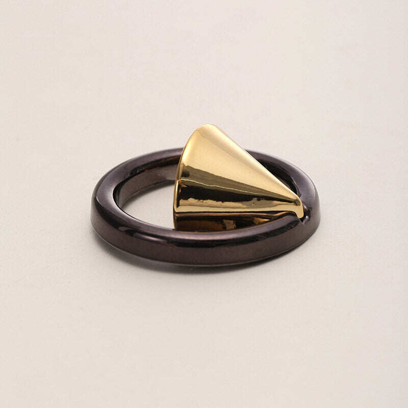European Style Drawer Single Hole Handle Wardrobe Cabinet Ancient Copper Pull Ring Handle Chinese Antique Simple Hanging Ring Cabinet Door Handle 30pcs