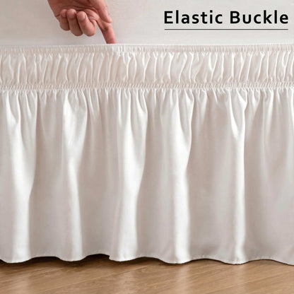 Adjustable Elastic Belt Drop Bed Skirt