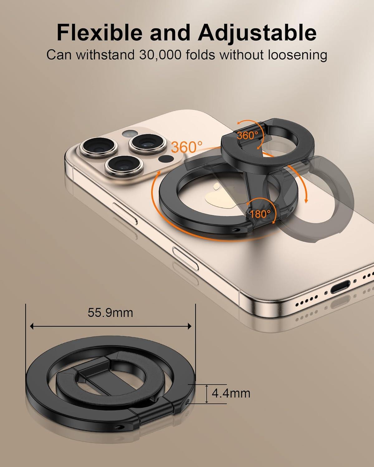 Double-Sided Metal Magnetic Phone Holder