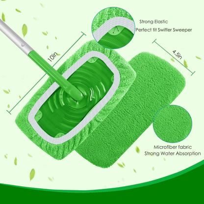 Household Tablet Mop Replacement Cloth Set Pad Accessories Washed for Reuse