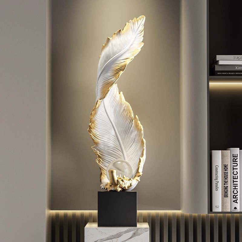 Feather Art Entrance Hall Decor
