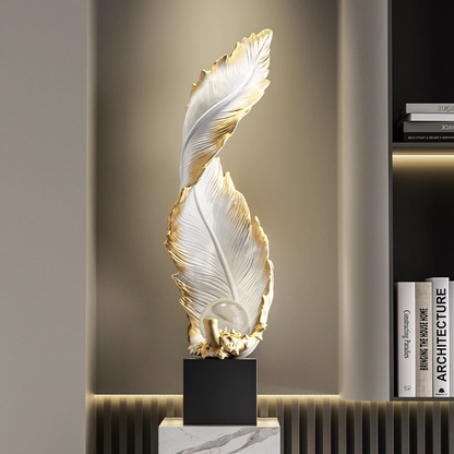 Feather Art Entrance Hall Decor