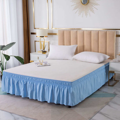 Adjustable Elastic Belt Drop Bed Skirt