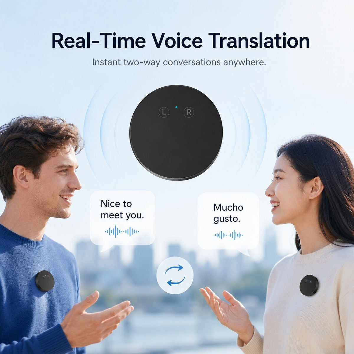 🌍HOT SALE 🎙️AI Real-Time Language Practice Companion – Supports 108 Languages