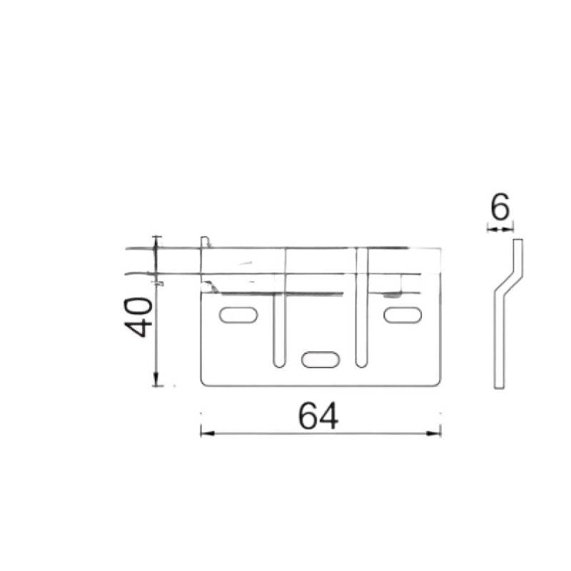 Standard Hanging Piece, Cabinet Installation Hanging Piece, Kitchen Cabinet Wall Hanging Fixing Accessories, Invisible Metal Hanging Piece for Wall Cabinets 50pcs