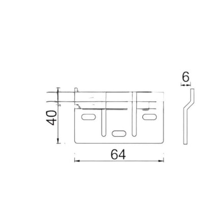 Standard Hanging Piece, Cabinet Installation Hanging Piece, Kitchen Cabinet Wall Hanging Fixing Accessories, Invisible Metal Hanging Piece for Wall Cabinets 50pcs