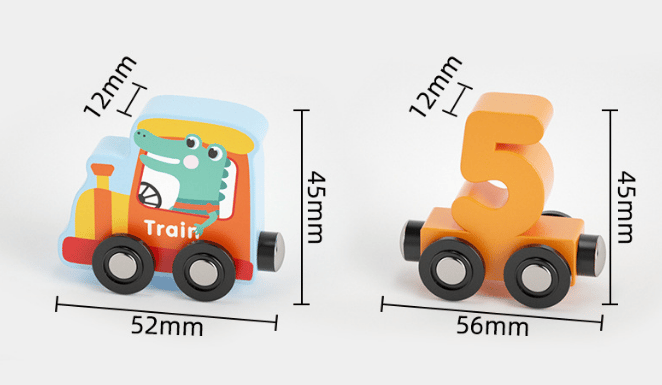 Magnetic Number Train Set