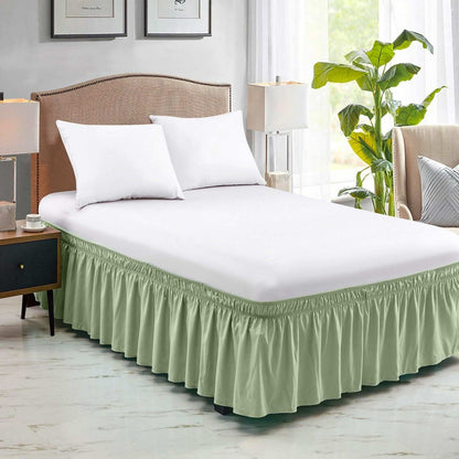 Adjustable Elastic Belt Drop Bed Skirt