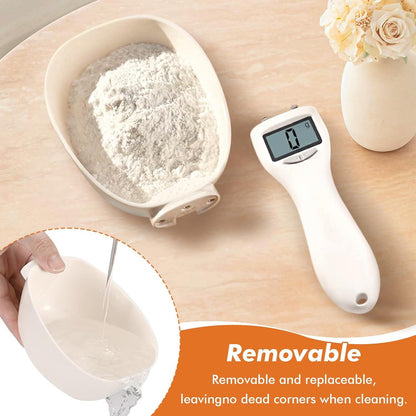Digital Measuring Spoon- for Cooking Baking - Smart Adjustable Measure Cup for Home Cooks Bakers Pet Owners