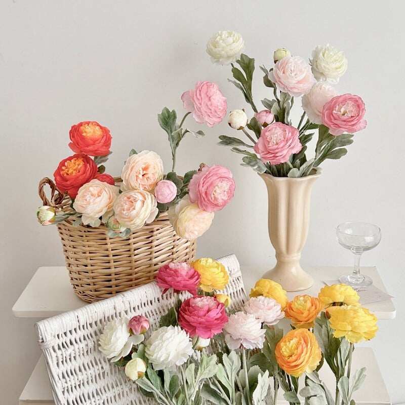 Lifelike Luxury Peony Flowers – No Watering, No Wilting, Just Lasting Beauty!