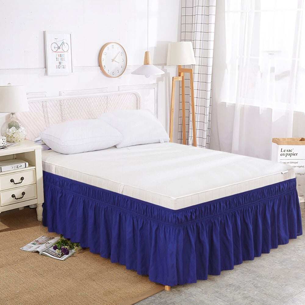 Adjustable Elastic Belt Drop Bed Skirt