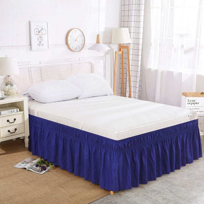 Adjustable Elastic Belt Drop Bed Skirt