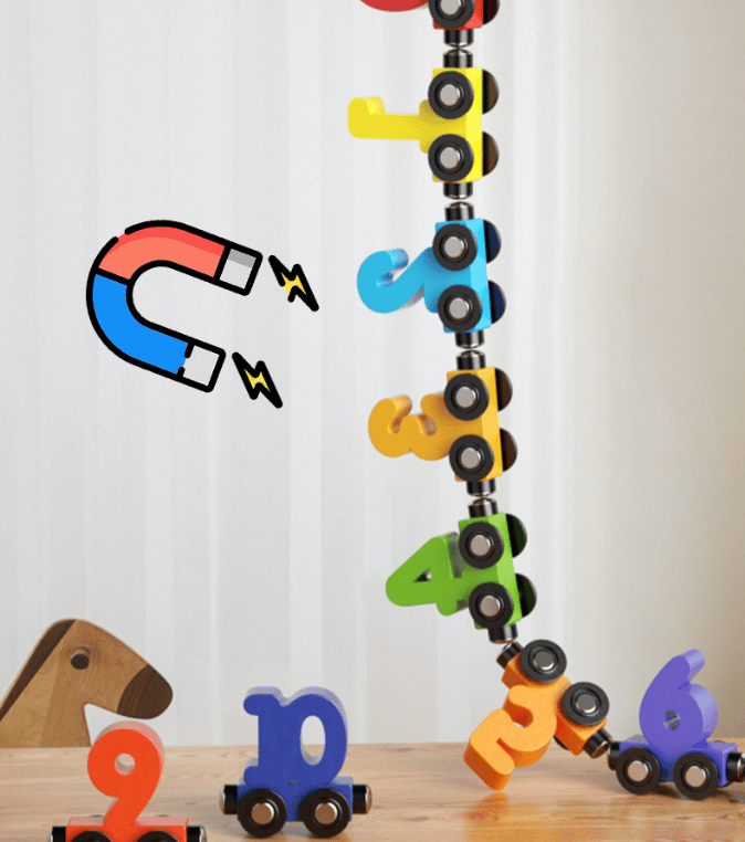 Magnetic Number Train Set