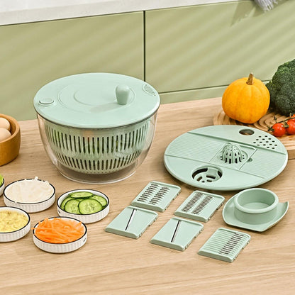 Large Capacity Multi-Function Salad Spinner