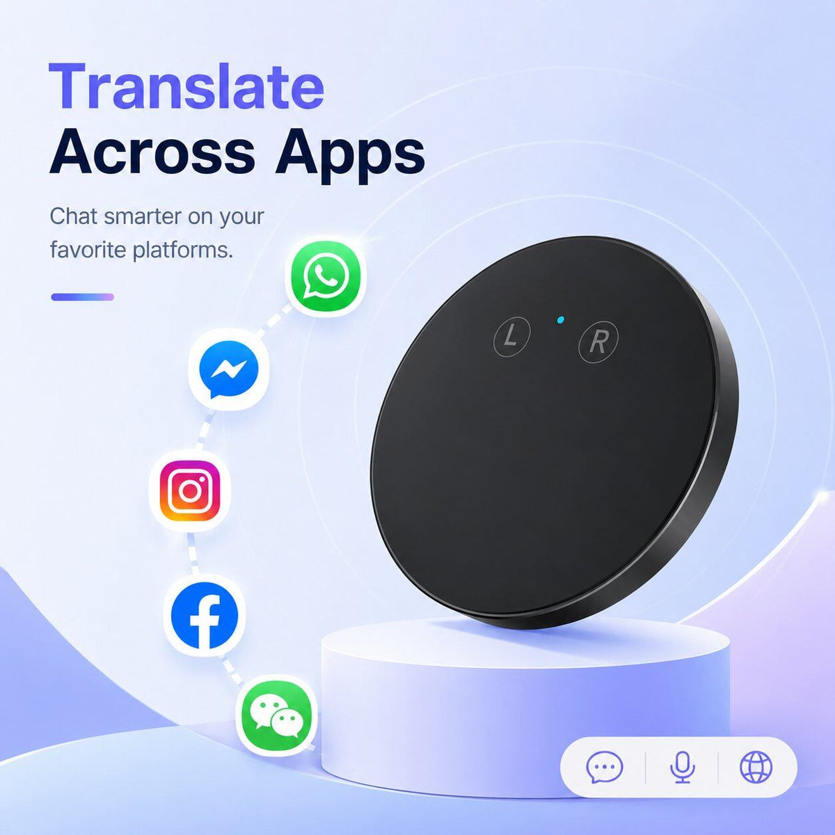 🌍HOT SALE 🎙️AI Real-Time Language Practice Companion – Supports 108 Languages