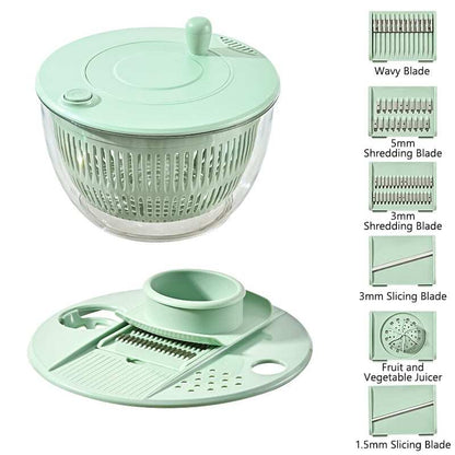 Large Capacity Multi-Function Salad Spinner