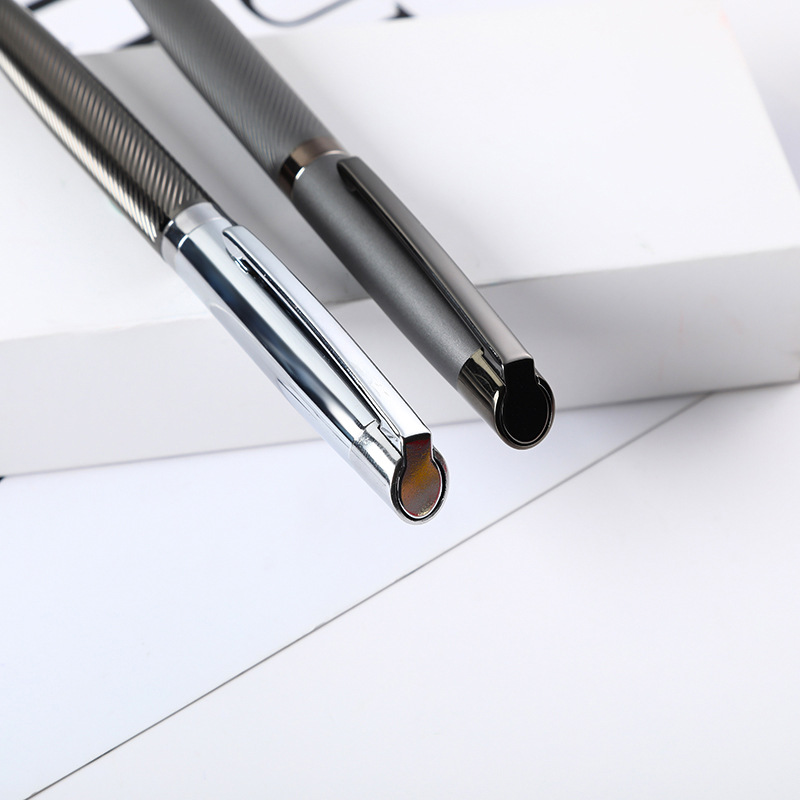 Metal Ballpoint Pen High-grade Business Gift Rotating Ballpoint Pen Advertising Gift Metal Pen