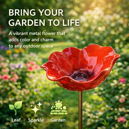 Everlasting Garden Blooms - Handmade  Metal Flower Garden Stake