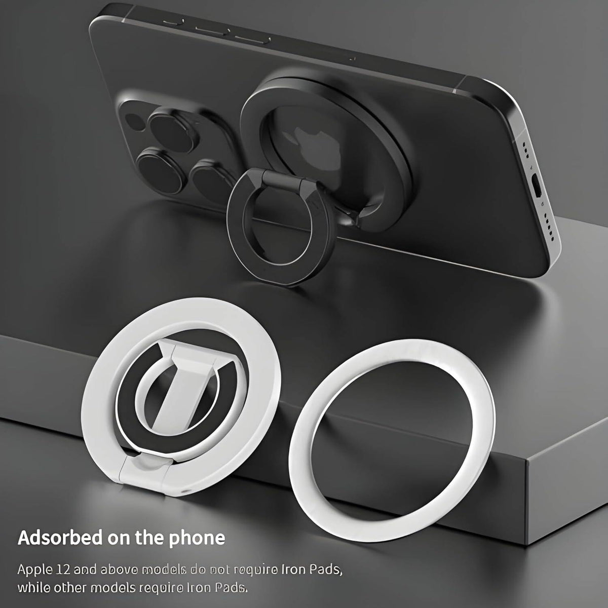 Double-Sided Metal Magnetic Phone Holder