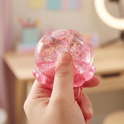 Cute Glitter Jellyfish Squishy - Basket Stuffer for Kids🎁