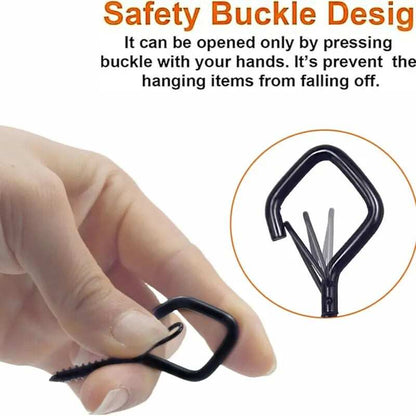 20 PCS Windproof & Rust-Resistant🔧Safety Screw Durable Metal Ceiling Hook