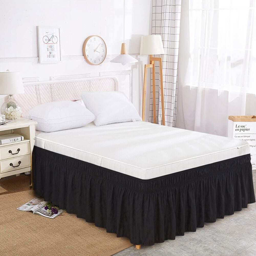 Adjustable Elastic Belt Drop Bed Skirt