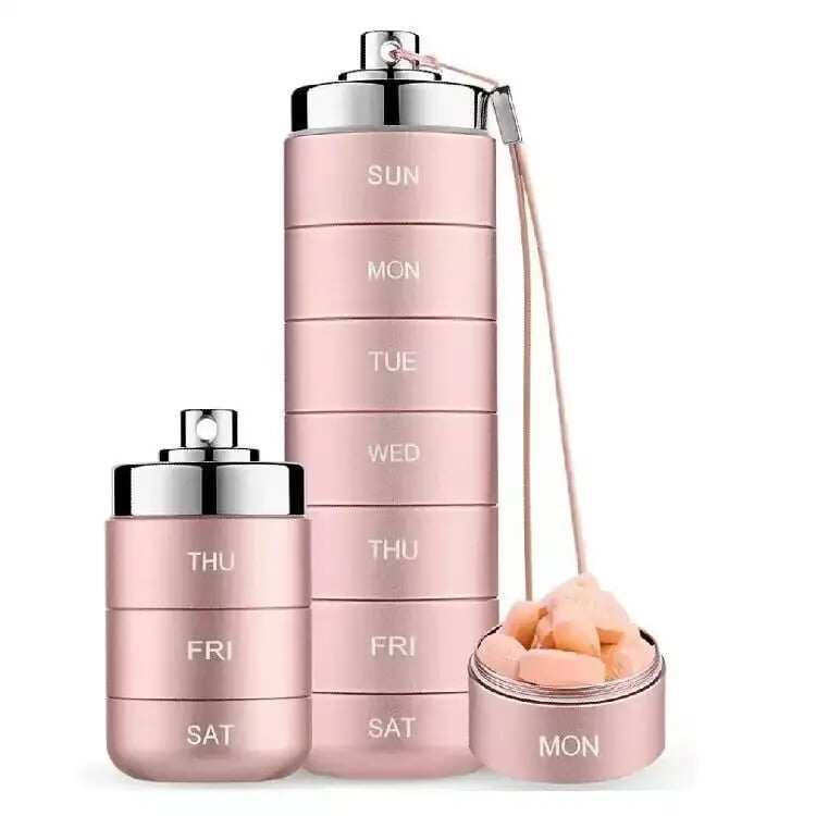 Metal Travel Pill Organizer
