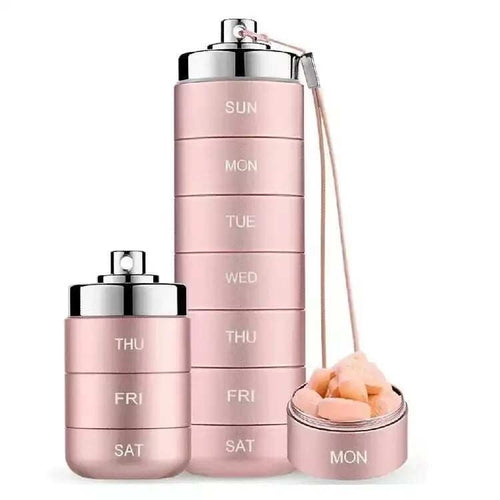 Metal Travel Pill Organizer