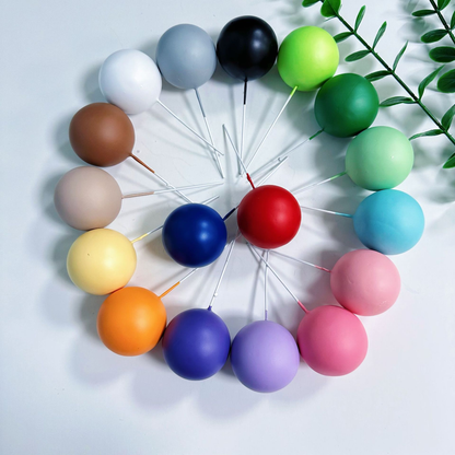 Popular Cake Decoration Super Hard Gold Ball Silver Ball Foam Ball Macron Frosted Christmas Ball Mixed Pack