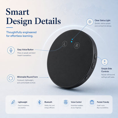 🌍HOT SALE 🎙️AI Real-Time Language Practice Companion – Supports 108 Languages