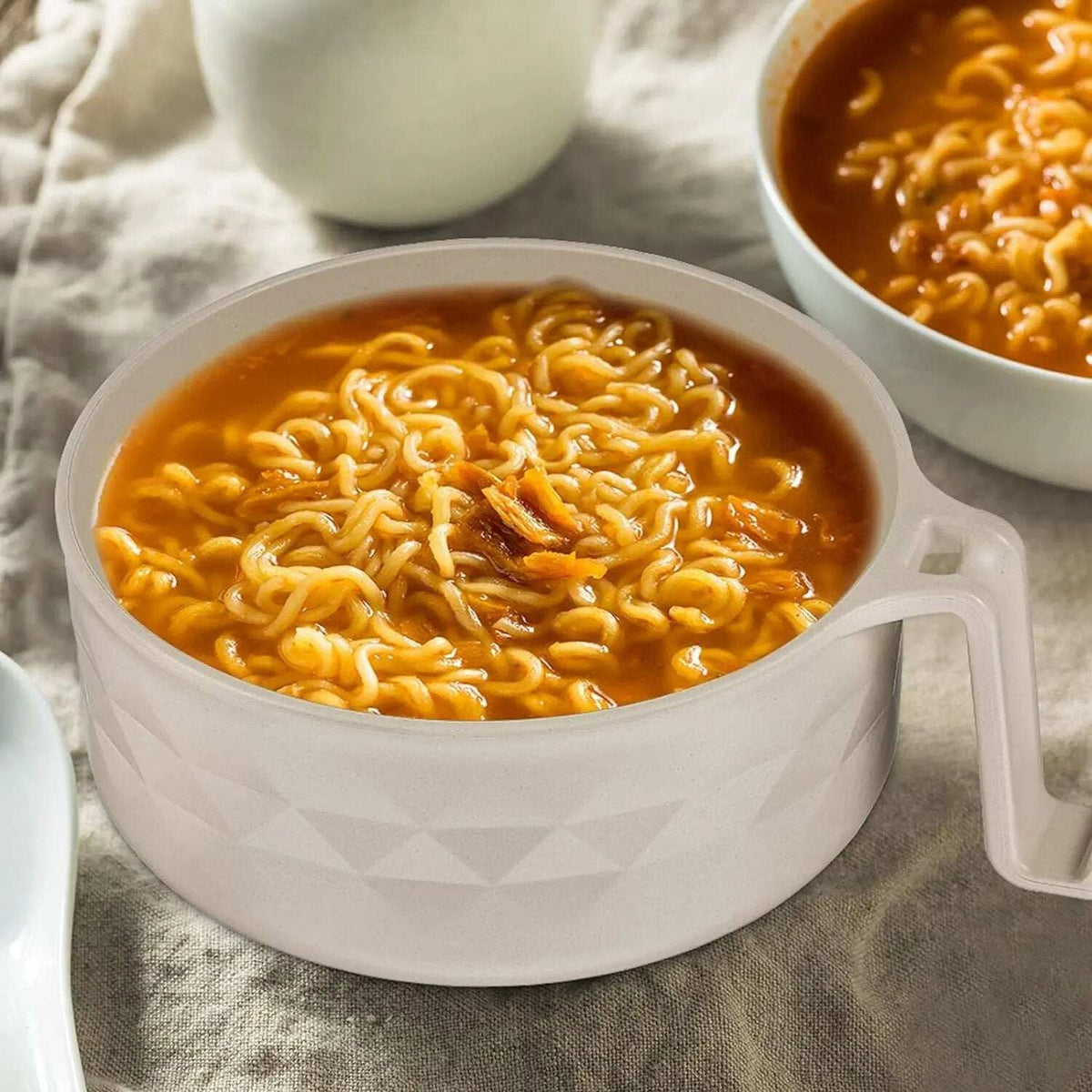 Microwave Lamian Noodles Pot Set 🍜 | With Handle, Spoon, Chopsticks, Fork | Perfect for Dorms, Apartments & Gifts 🎁