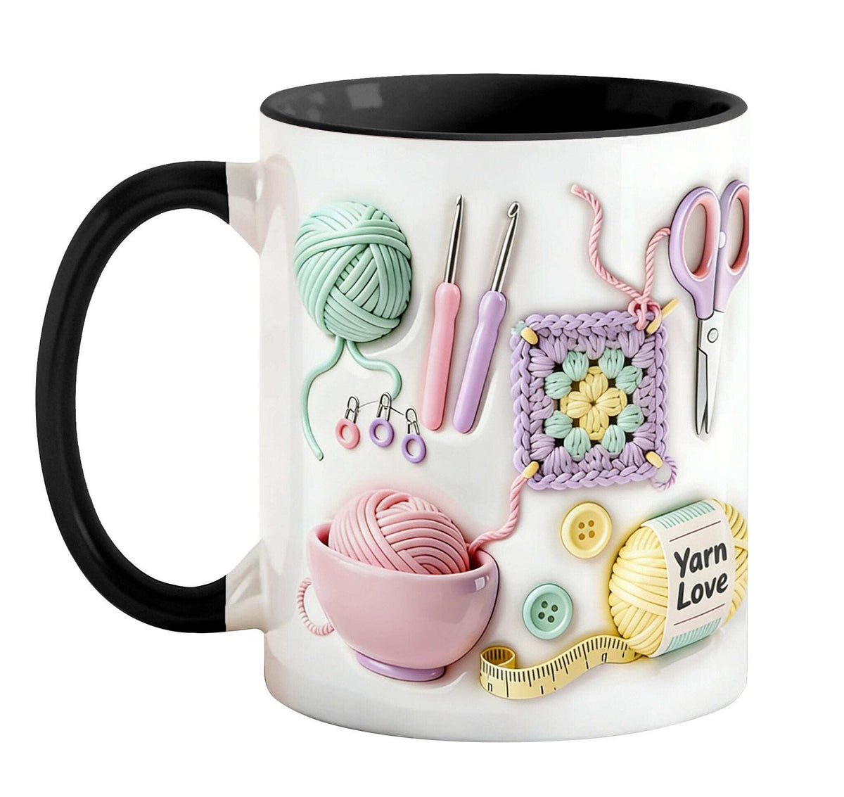 Yarn Love Mug, Gift For Crafters And Creative Souls