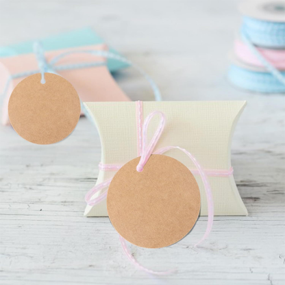 Kraft paper tag blank round paper card halloween christmas thanksgiving black card white card handmade label