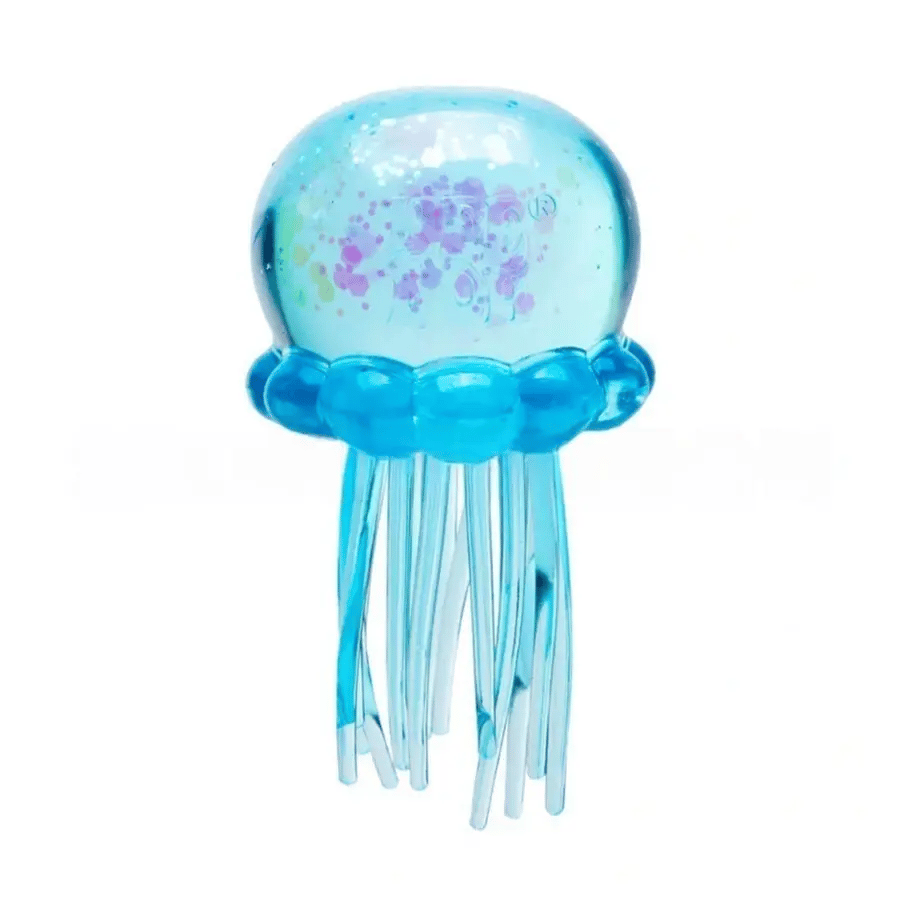 Cute Glitter Jellyfish Squishy - Basket Stuffer for Kids🎁