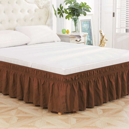 Adjustable Elastic Belt Drop Bed Skirt