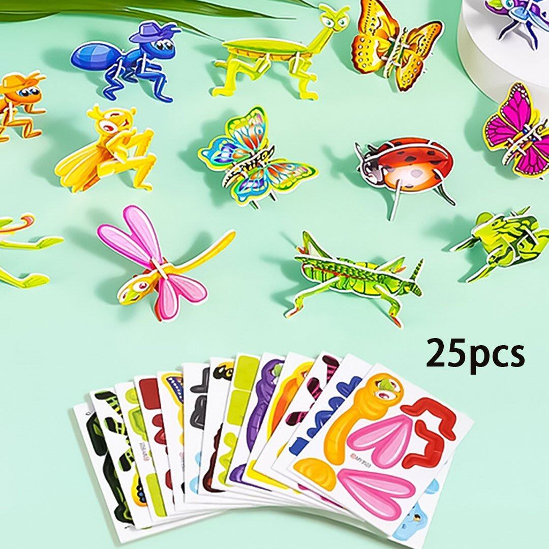 Educational 3D Cartoon Puzzle