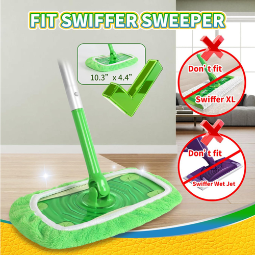 Household Tablet Mop Replacement Cloth Set Pad Accessories Washed for Reuse