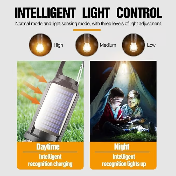 🔥Flash Sale 49% Off🔥💡Solar LED Camping Lantern with Hook