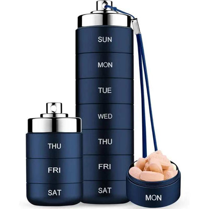 Metal Travel Pill Organizer