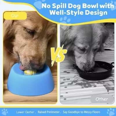 🐶Multi-Purpose slow Feeder Dog Bowls - Keep Calm & Play On 🧩 | Fun Slow-Feeder Ball to Reduce Anxiety & Boost Energy! ✨